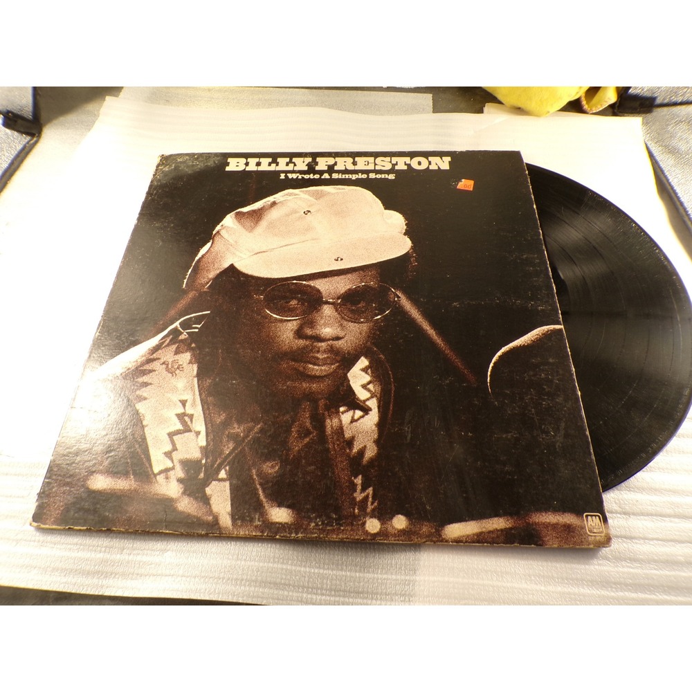 Billy Preston I Wrote A Simple Song Vinyl LP Album 1971 A&M Records SP 3507 Soul